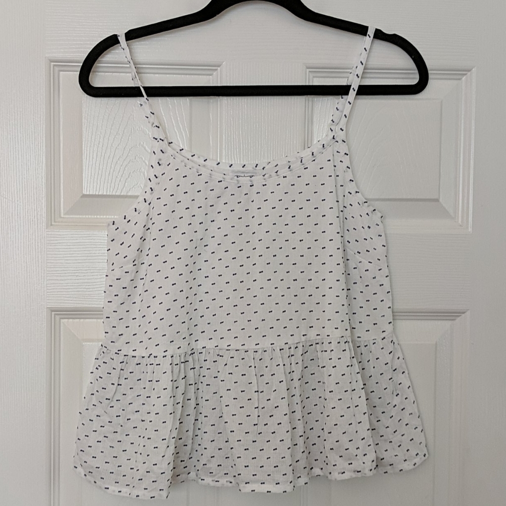 NWT MUDPIE Belair Peplum Top